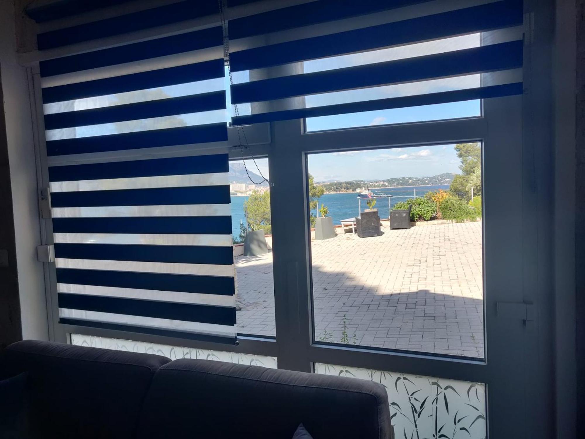 Villa-Chateau Les Terrasses - Tamaris, Plage Des Sablettes, Mer Au Bas De La Propriete لا سين سور مير المظهر الخارجي الصورة