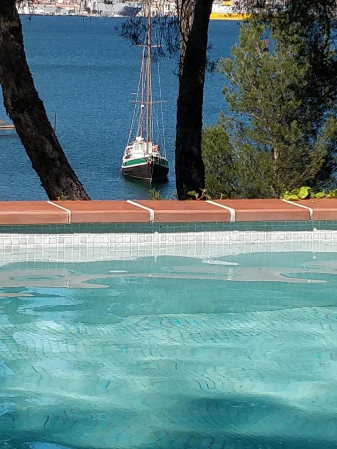 Villa-Chateau Les Terrasses - Tamaris, Plage Des Sablettes, Mer Au Bas De La Propriete لا سين سور مير المظهر الخارجي الصورة